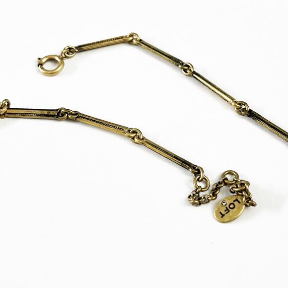 LOFT Crystal and Pearl Cluster Necklace - Picture 7 of 7